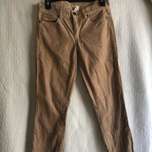 J crew corduroy toothpick pants